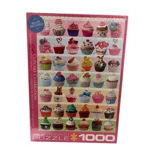 Chocolate Cupcakes 1000 Piece Jigsaw Puzzle Eurographics New Sealed With Recipe